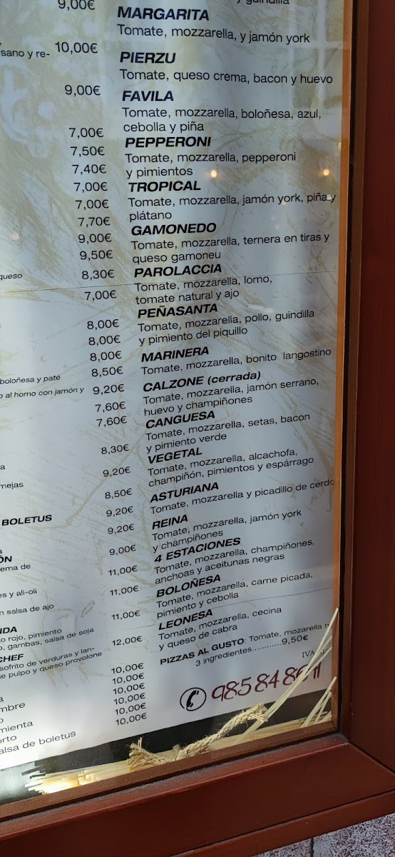 Menu Pizzeria La Parolaccia-10