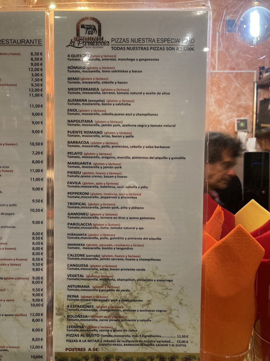 Menu Pizzeria La Parolaccia-4