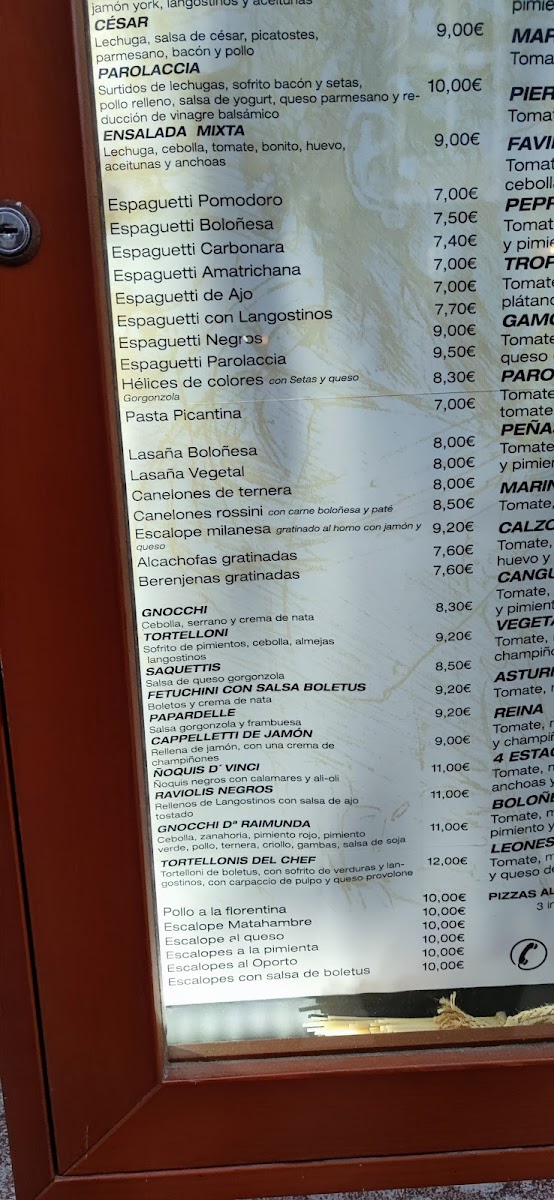 Menu Pizzeria La Parolaccia-9